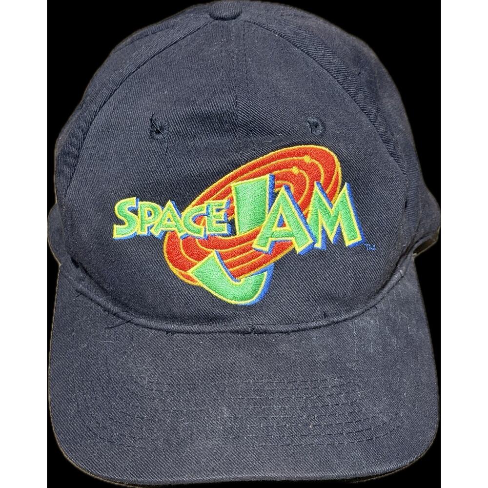 Vintage 1996 Space Jam Hat Snapback One Size Fits All Deastock